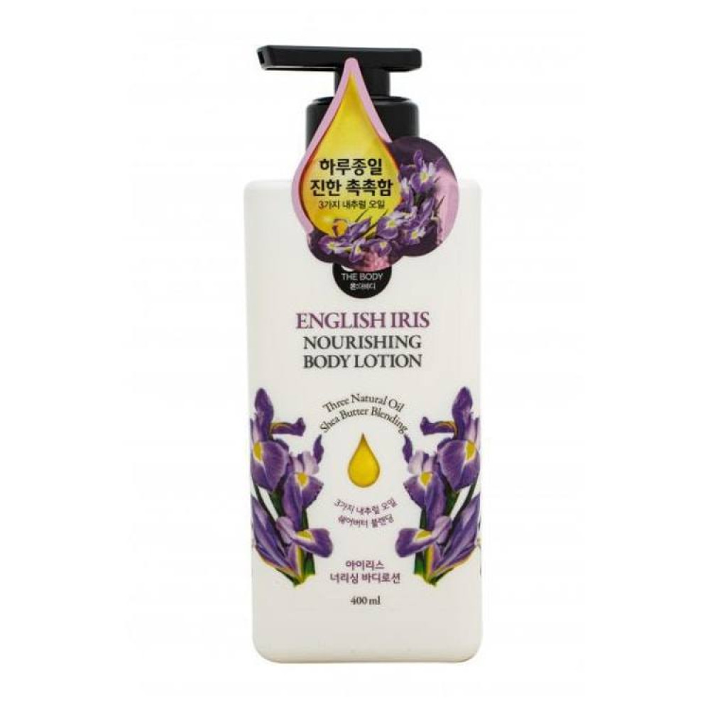 On The Body English Iris Nourishing Body Lotion – 400ml